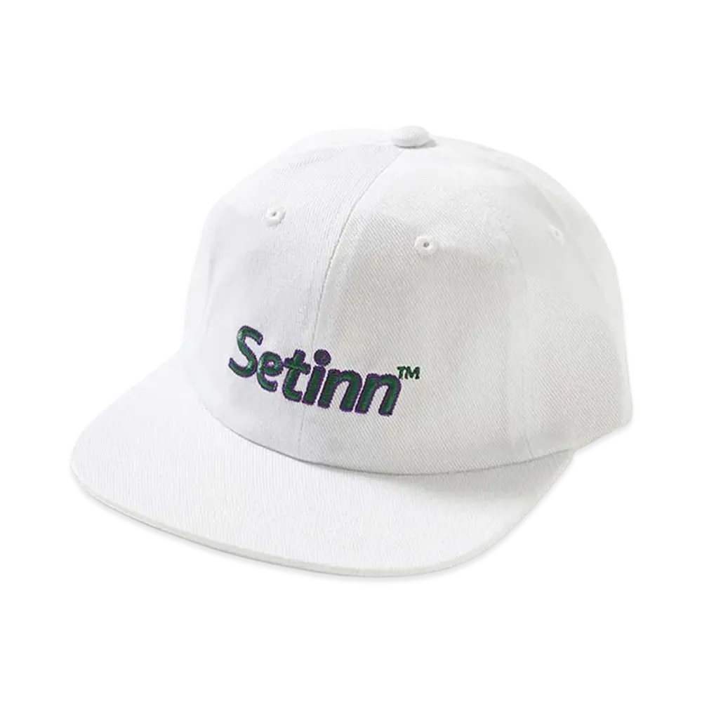 Setinn Script Outline Cap "White"