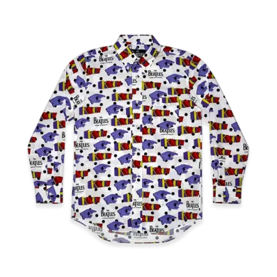 COMME des GARCONS x The Beatles Printed Shirt "Whiste"