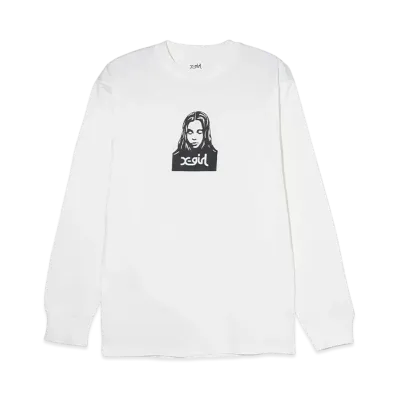 X-Girl Face L/S Tee "White"