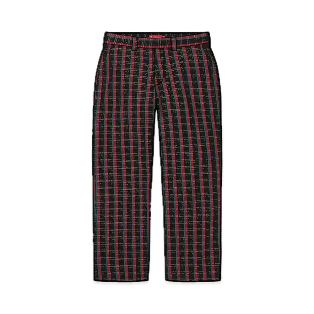 Supreme Work Pant "Red Plaid"