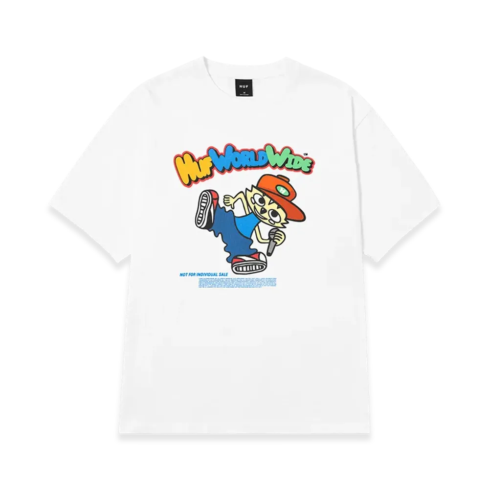 HUF Chop Kick Block Tee "White"
