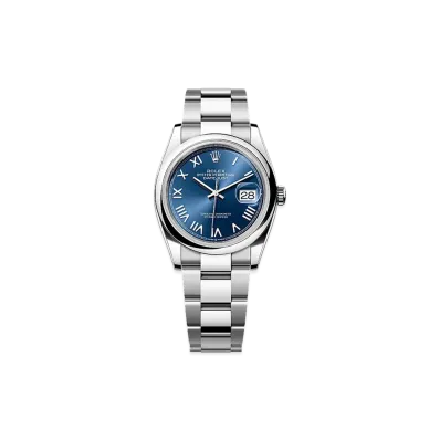 ROLEX Datejust 36 Oystersteel "Bright Blue"