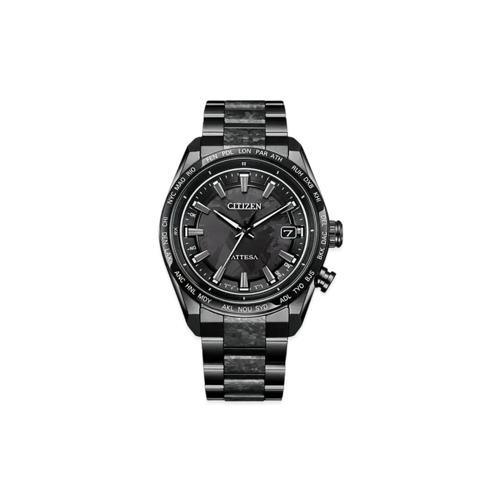 CITIZEN x HAKUTO-R Attesa ACT Line Black Titan Series World Exclusive 1900 "Black" CB0285-63E