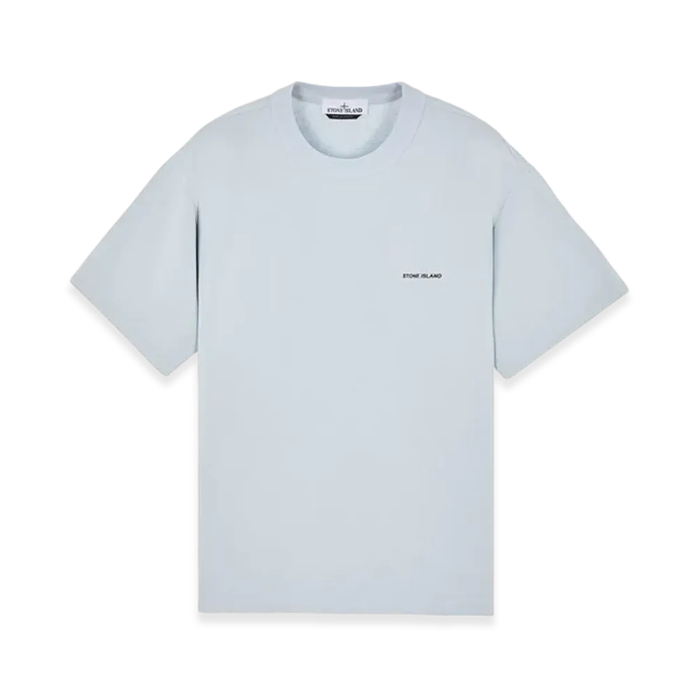 Stone Island 22379 Short Sleeve Cotton T-Shirt - 24SS "Sky Blue"