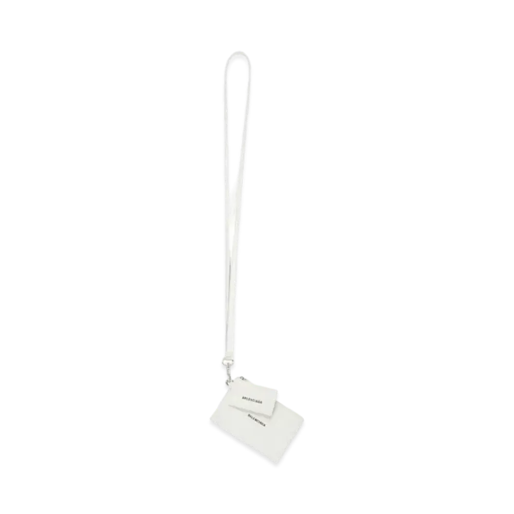 BALENCIAGA Cash Pouch With Card Holder "White"