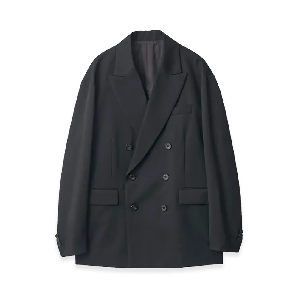 ssstein Oversized Double Breasted Jacket "Black"