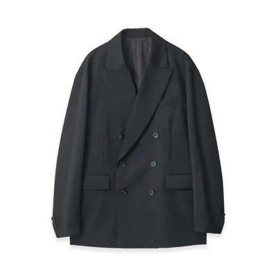 ssstein Oversized Double Breasted Jacket "Black"