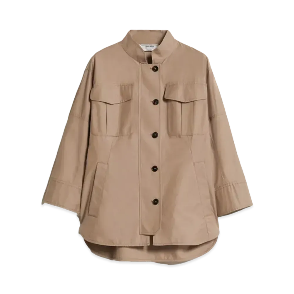 Max Mara Valerie Cotton Twill Shirt "Camel"