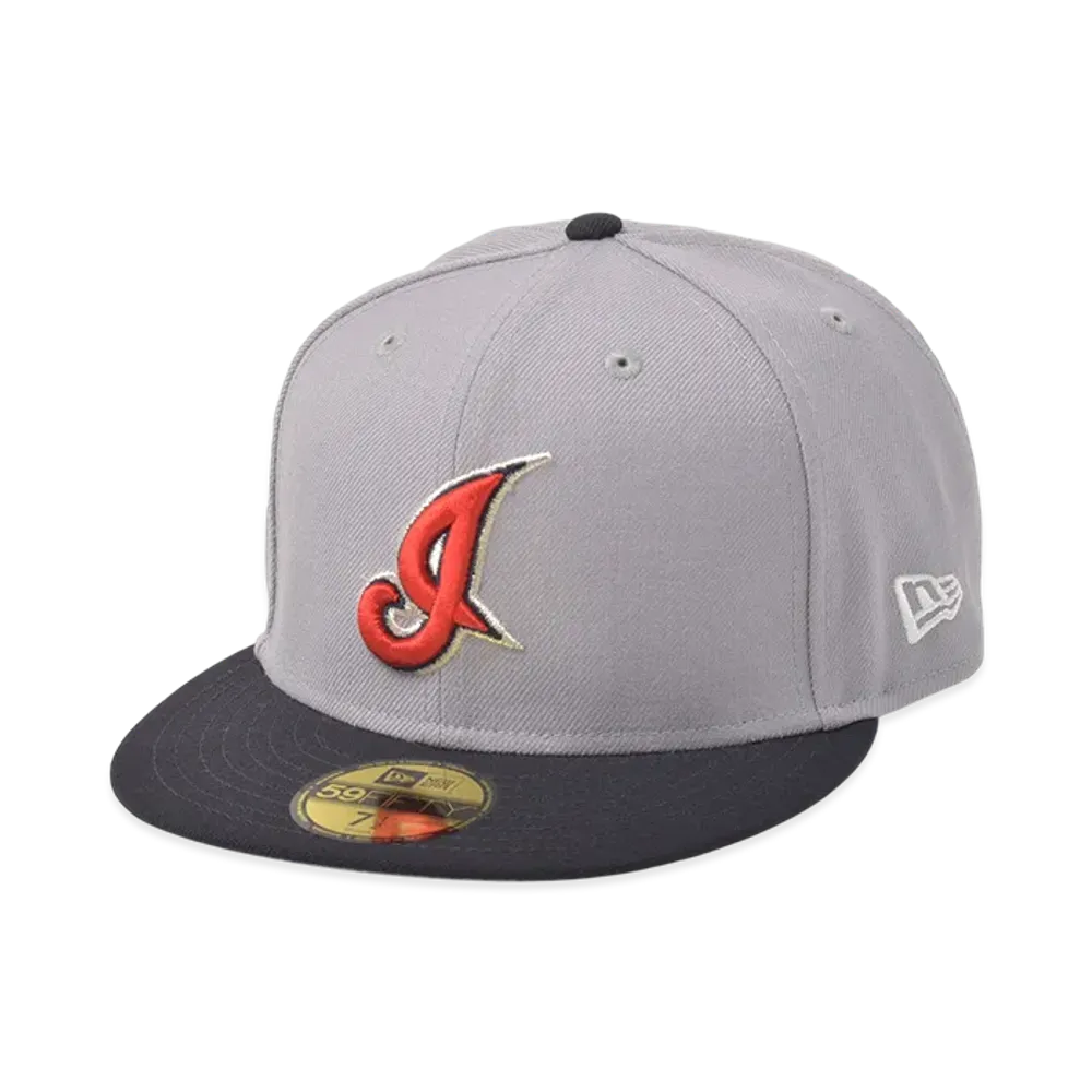NEW ERA 59Fifty Cleveland Indians 2002 "Gray/Black"
