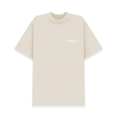 FEAR OF GOD ESSENTIALS Point Logo Short Sleeve T-Shirt "Wheat"