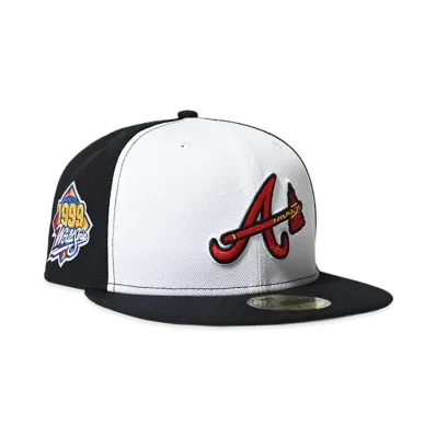 HOME GAME ATLANTA BRAVES CO 1999 WS 59FIFTY "WHITE/NAVY"