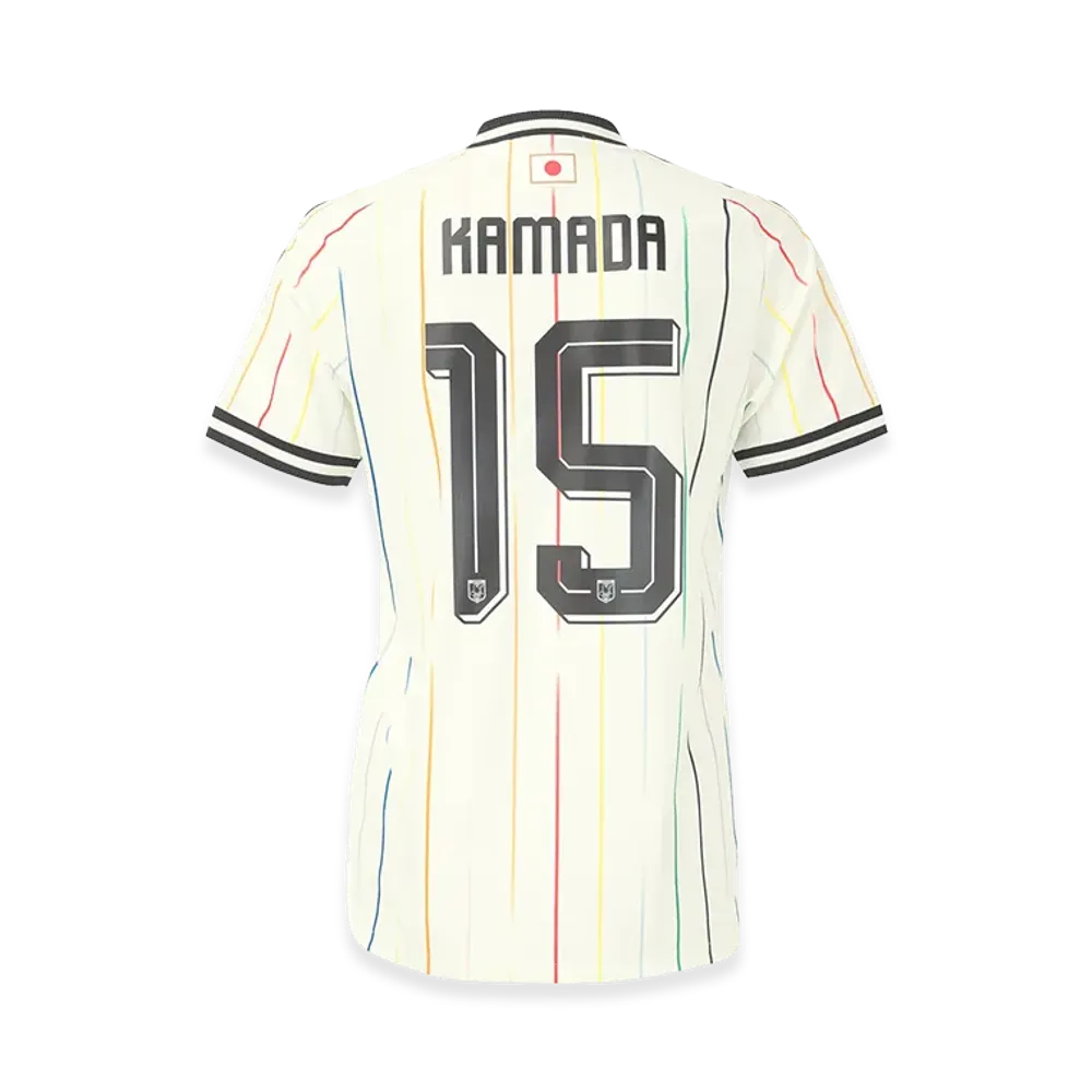 adidas Soccer Japan 2026 Away Authentic Jersey #15 Daichi Kamada "OffWhite/Black"