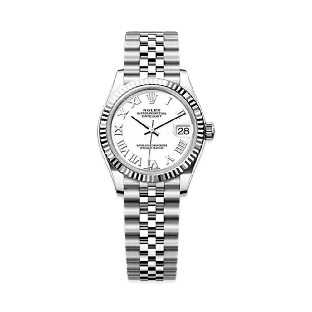 ROLEX Datejust 31mm Oystersteel & White Gold 278274 "White"