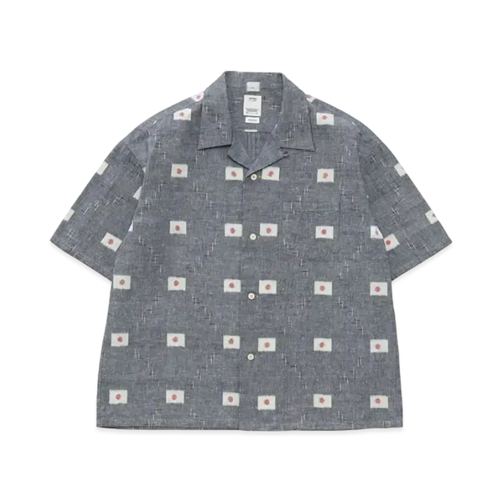 visvim Crosby Shirt S/S Kasuri (N.D.) "Indigo"