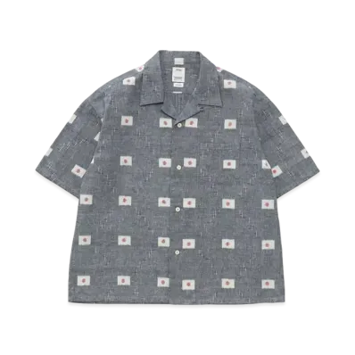 visvim Crosby Shirt S/S Kasuri (N.D.) "Indigo"