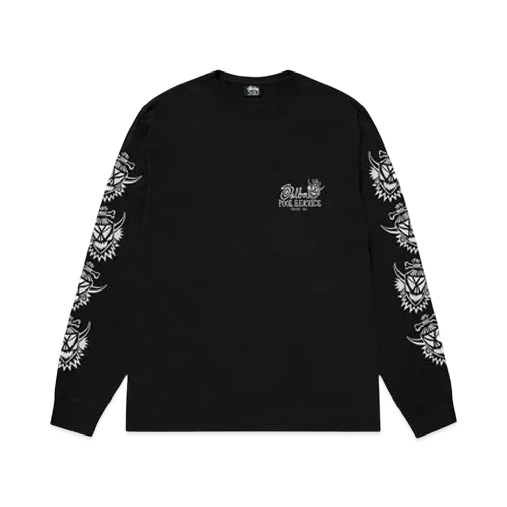 Stussy Witch Doctor LS Tee Pigment Dyed "Black"