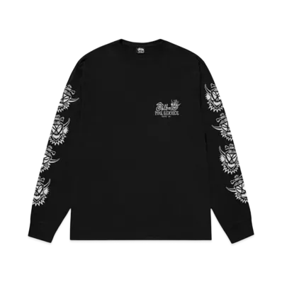 Stussy Witch Doctor LS Tee Pigment Dyed "Black"