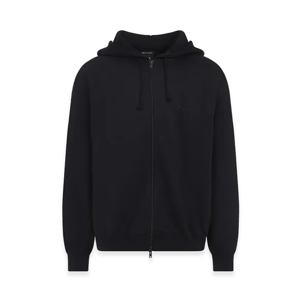 Y-3 Brushed Terry Zip Hoodie "Black"