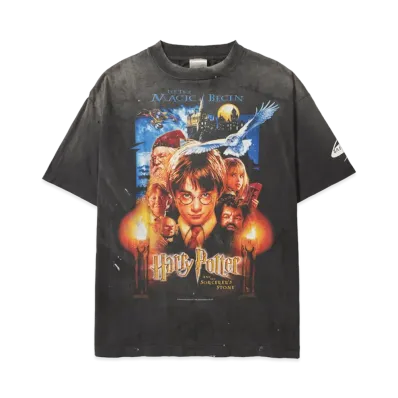 SAINT Mxxxxxx x Harry Potter HP SS Tee Sorcerer's Stone "Black"