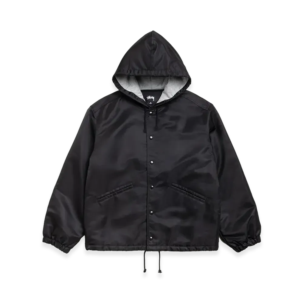 Stussy Hooded Coaches Jacket "Black"