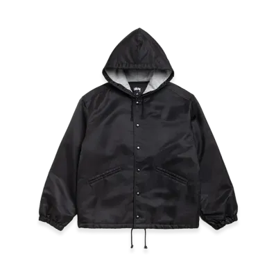 Stussy Hooded Coaches Jacket "Black"