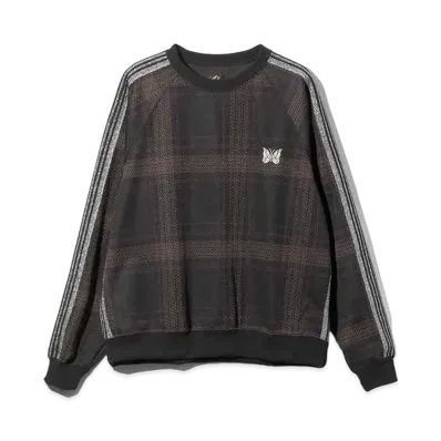 Needles Track Crew Neck Shirt - Poly Jq. "Brown"