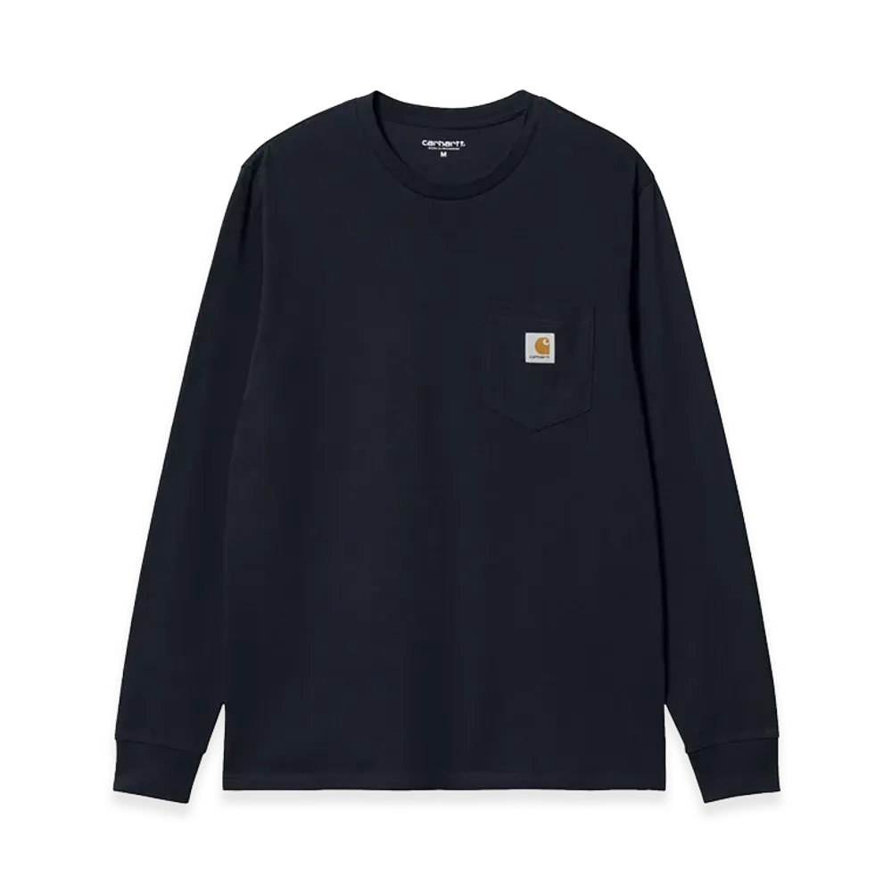 Carhartt WIP L/S Pocket T-Shirt "Dark Navy"