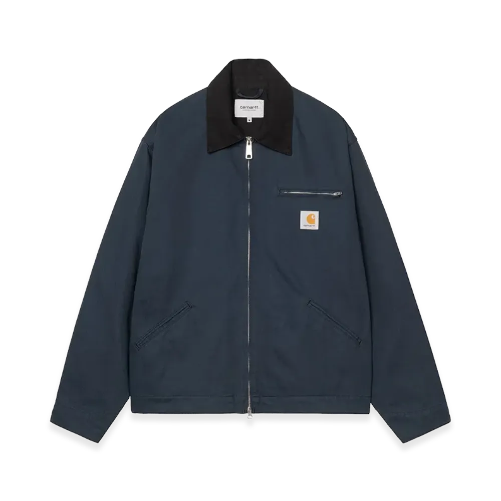 Carhartt WIP OG Detroit Jacket "Deep Night/Black(Rinsed)"