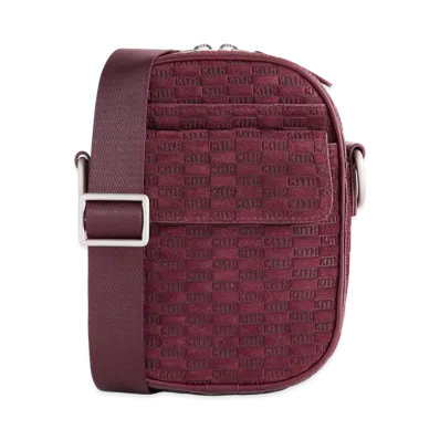 Kith Monogram Suede Passenger K15 Bag "Magma"