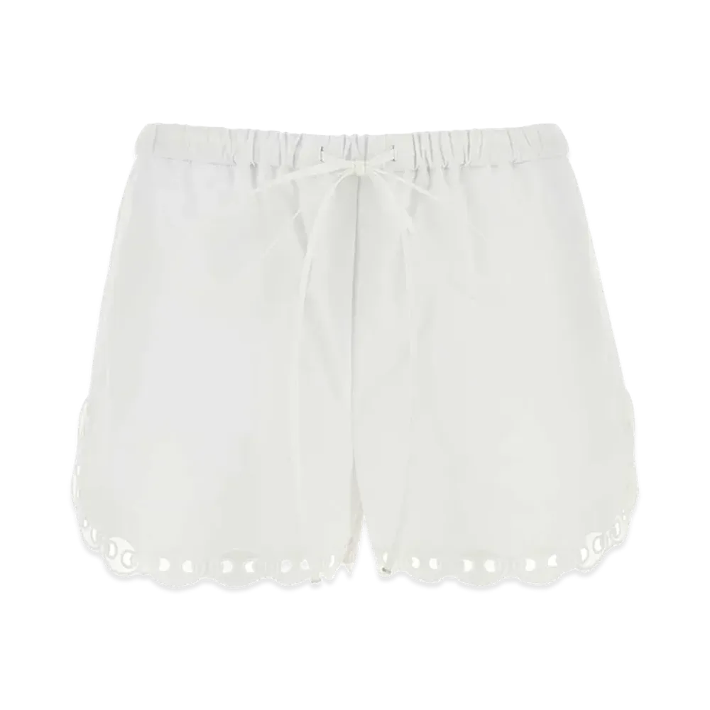 GUCCI Women's Poplin Shorts "White"