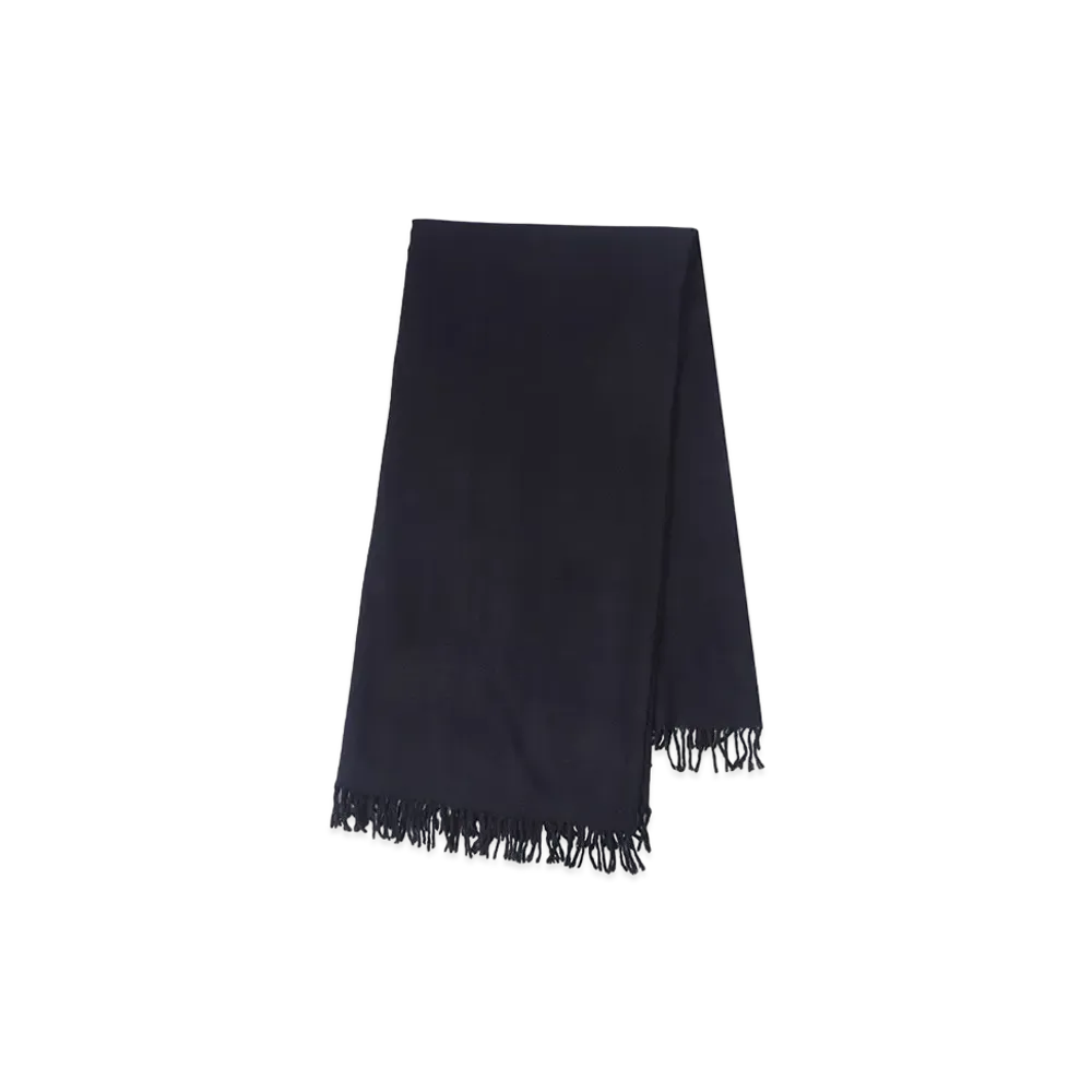 COMOLI Cashmere Stole "Navy"