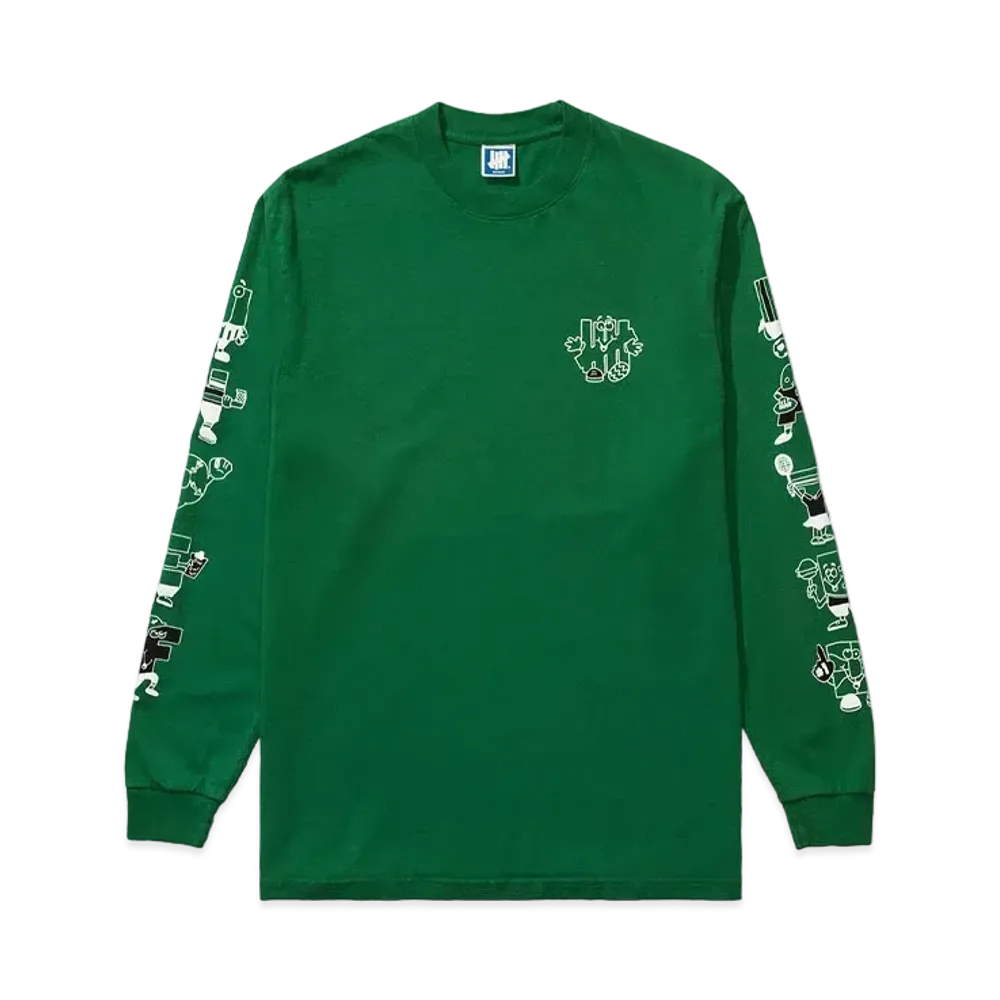 UNDEFEATED MASCOTS L/S TEE - 80289 "Green"