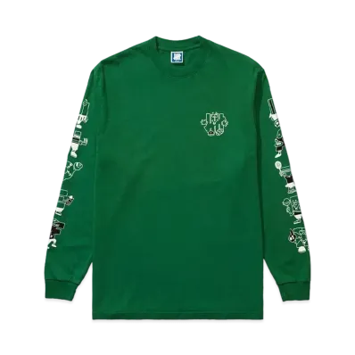 UNDEFEATED MASCOTS L/S TEE - 80289 "Green"