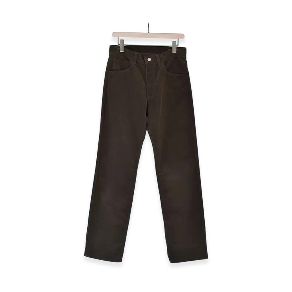 COMOLI Corduroy 5P Pants "Brown"