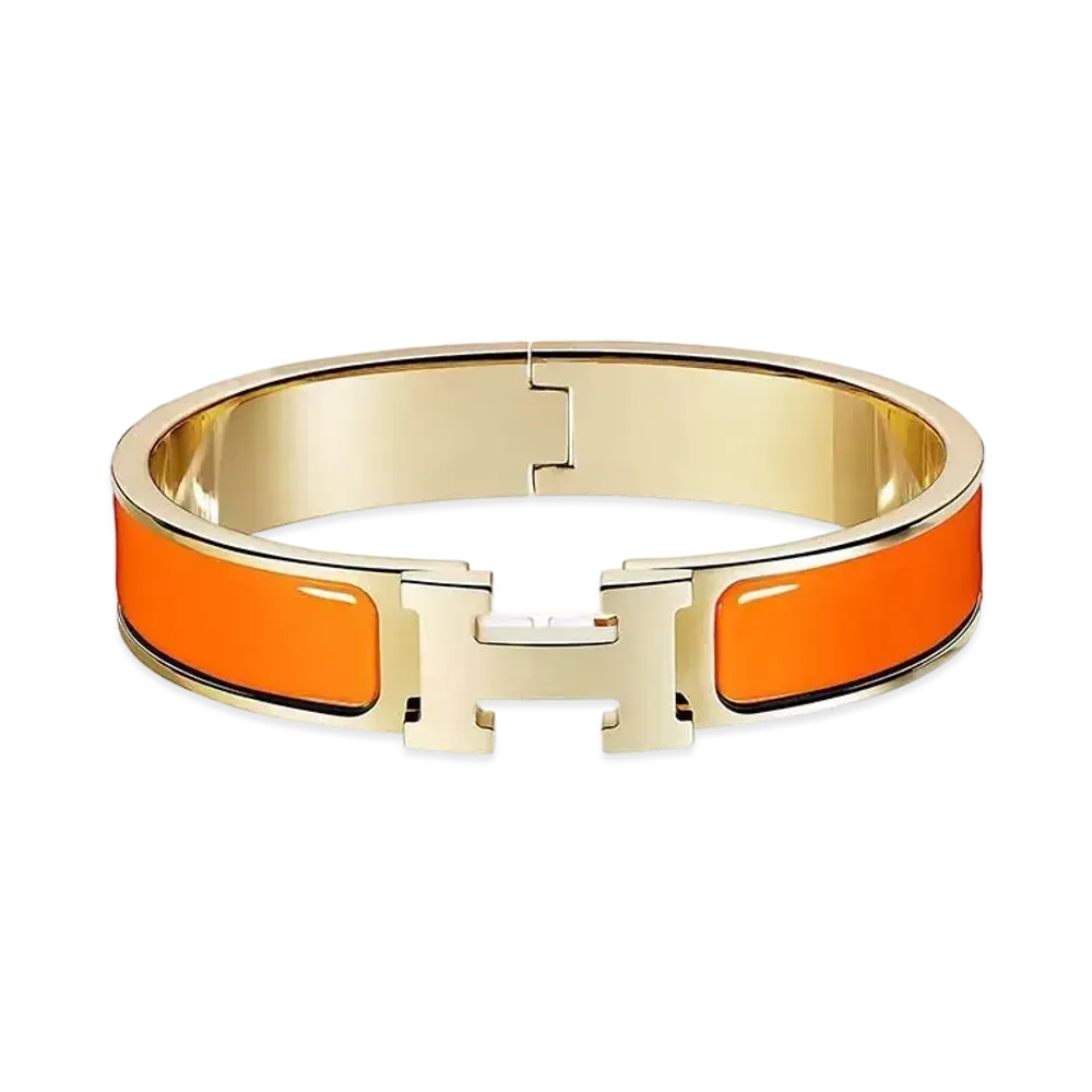 Hermes Clic H Bracelet "Orange"