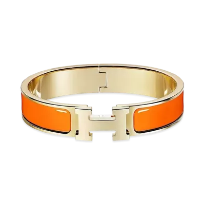 Hermes Clic H Bracelet "Orange"