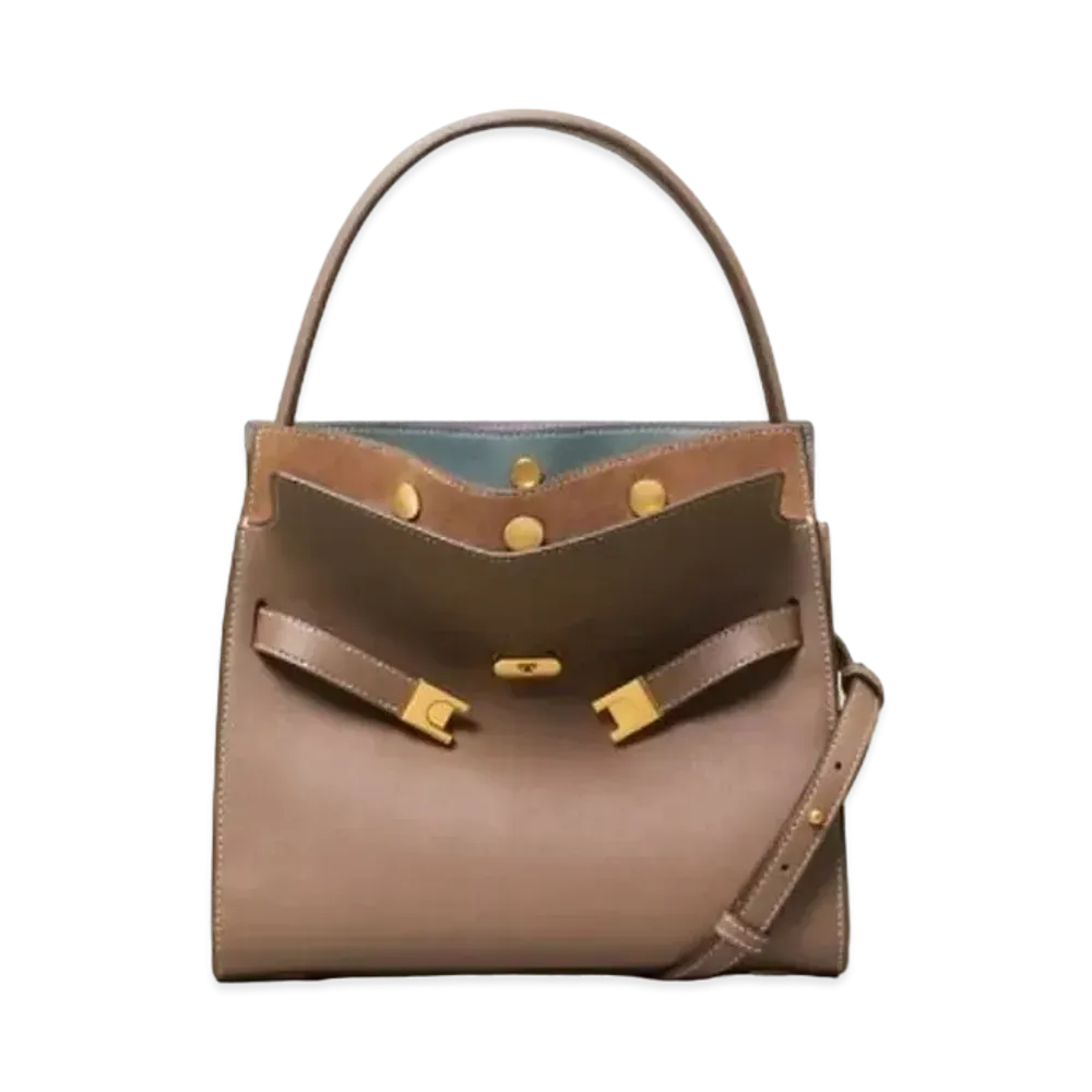 Tory Burch Lee Radziwill Small Double Bag "Clam Shell"