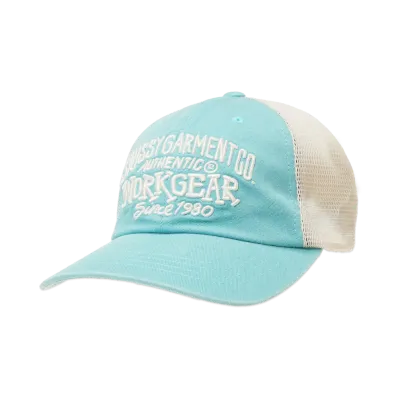 Stussy Low Profile Workgear Strapback "Teal"