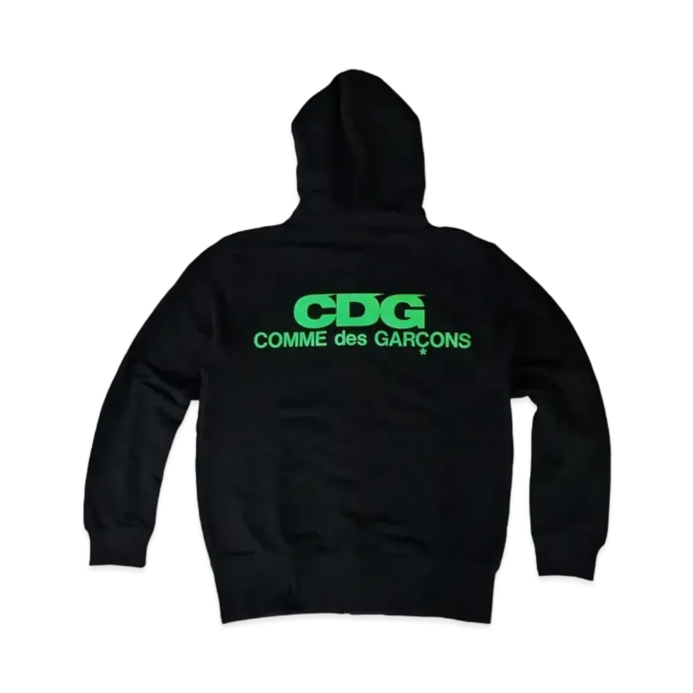 Comme des Garçons Zip Up Hoodie "Green"