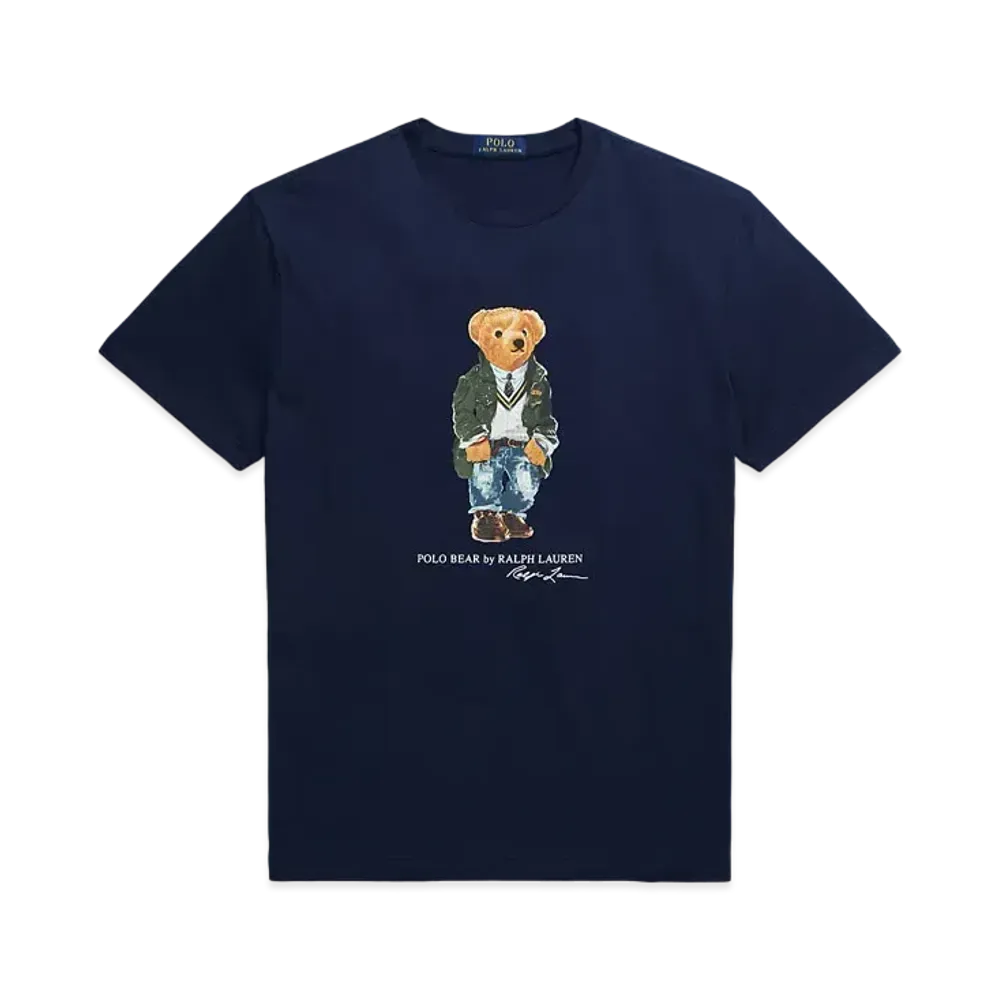 Polo Ralph Lauren Classic Fit Polo Bear Jersey Tee#1 "Navy"