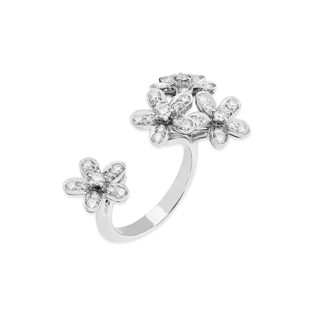 Van Cleef & Arpels Socrates Entre les Doigts ring "18K White gold/Diamond"