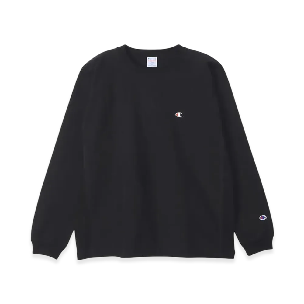 Champion Reverse Weave Long Sleeve T-shirt 25SS "Black"