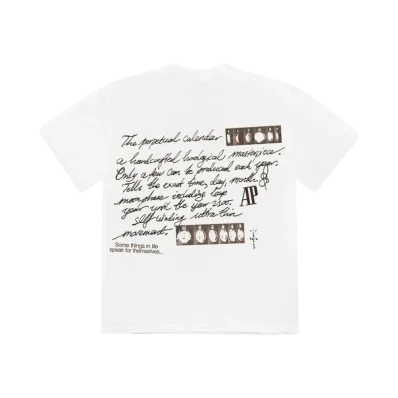 Travis Scott Cactus Jack x Audemars Piguet Perpetual Calendar Tee "White"