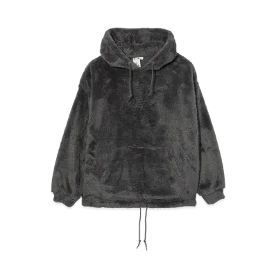 X-Girl Fluffy Hoodie "Charcoal"