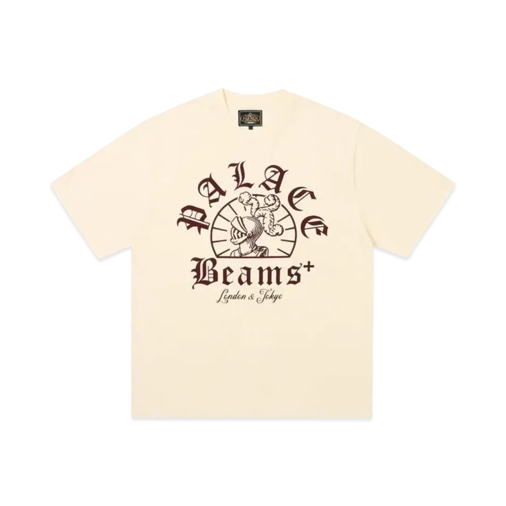 PALACE x BEAMS Plus Graphic T-Shirt "Sand"