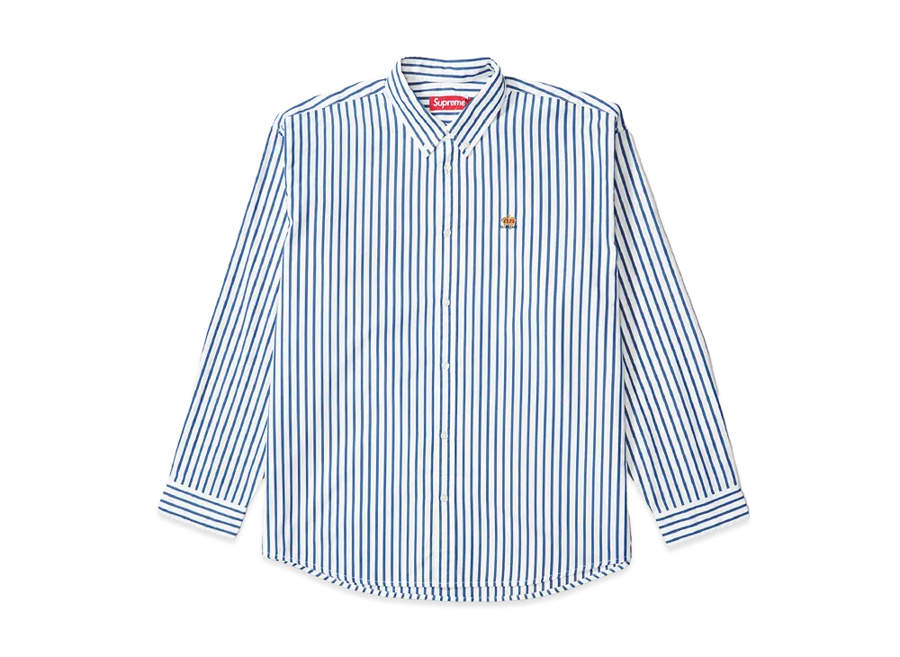 Supreme Stripe Shirt "White"