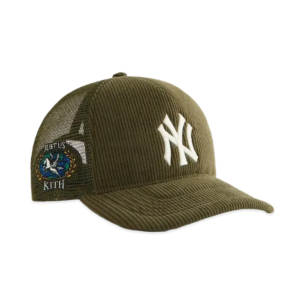 Kith x '47 For The New York Yankees Corduroy Trucker Hat "Tinge"