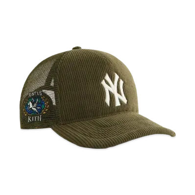 Kith x '47 For The New York Yankees Corduroy Trucker Hat "Tinge"