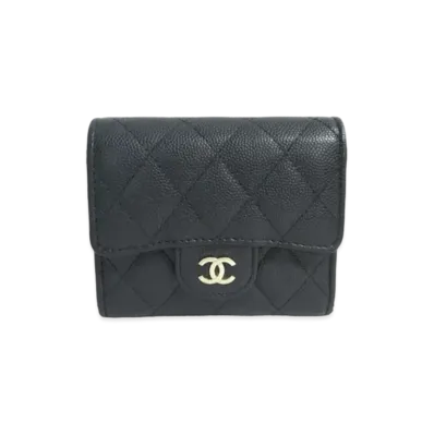 CHANEL Lambskin Wallet "Black"