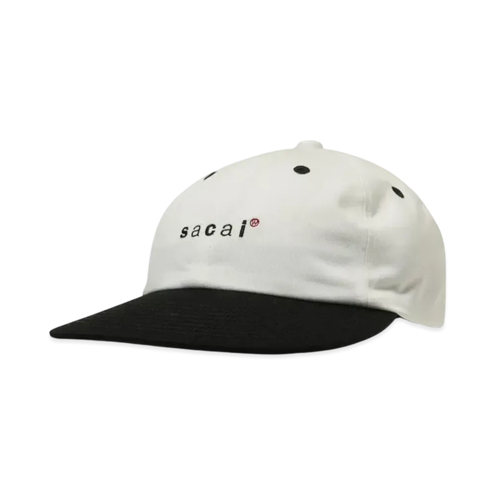WTAPS x sacai Cotton Twill Cap / Cap / CTPL Twill "White/Black"